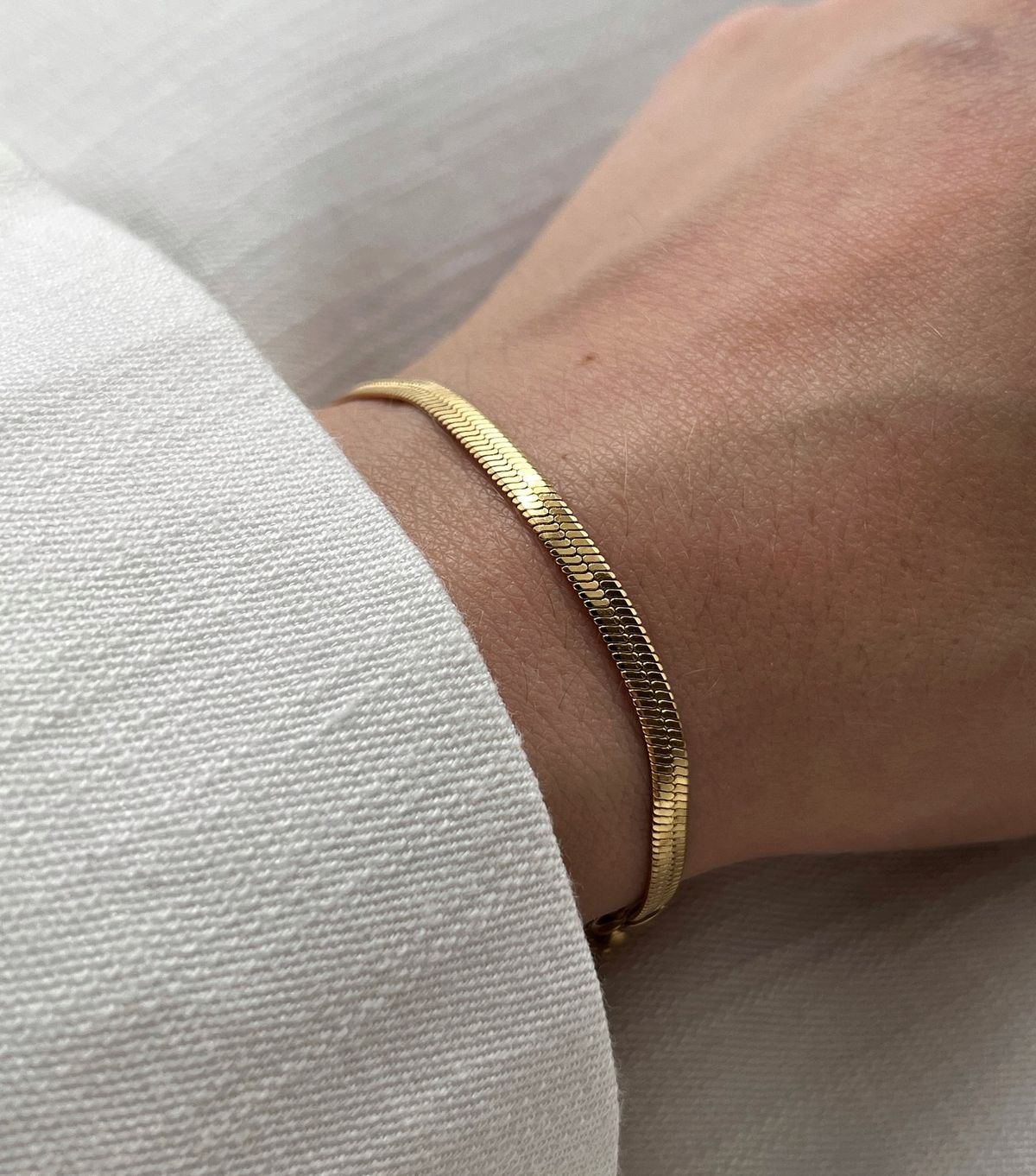 Customer wearing SHAURA jewellery