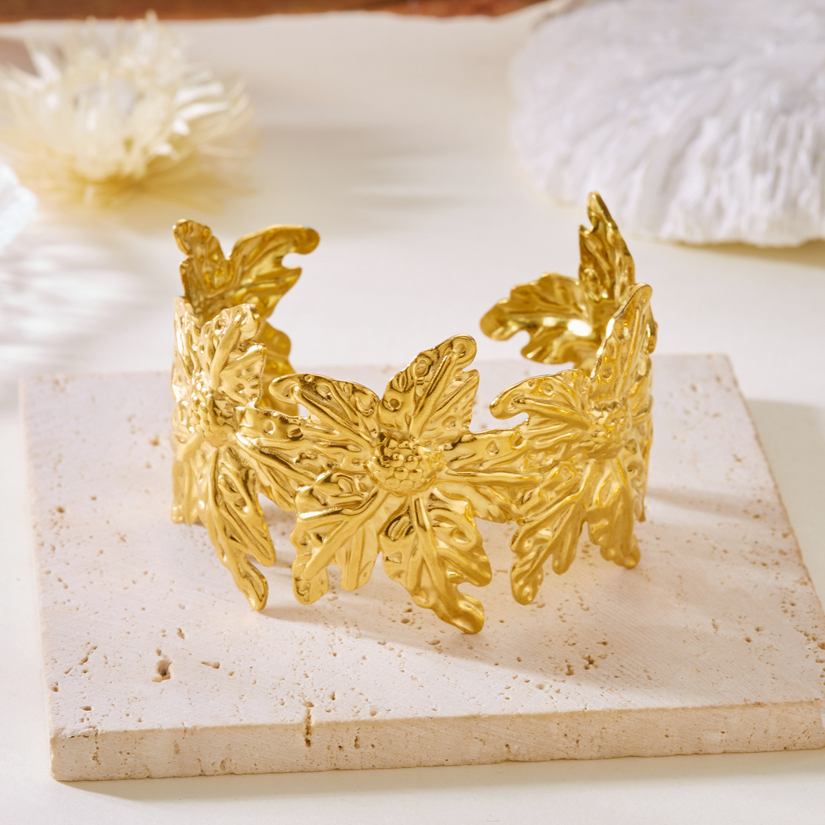Clover Cuff Bracelet