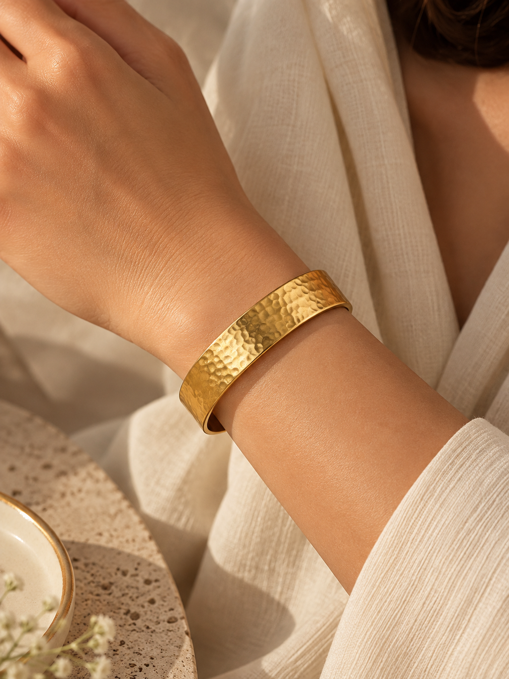 Rosé Cuff Bracelet